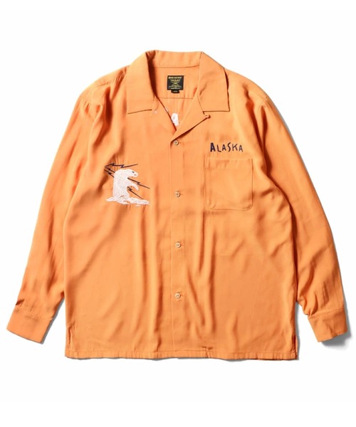 HOUSTON（ヒューストン） スマホショルダー シャツ SOUVENIR L/S SHIRT