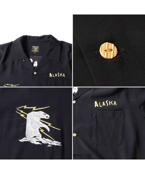 HOUSTON（ヒューストン） スマホショルダー シャツ SOUVENIR L/S SHIRT
