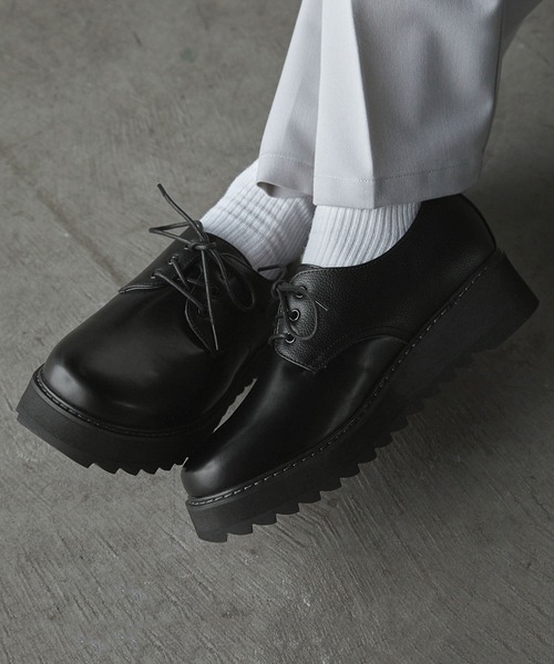 「SERACE」 シューズ S ブラック メンズ_画像2