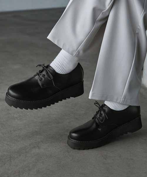 「SERACE」 シューズ S ブラック メンズ_画像5