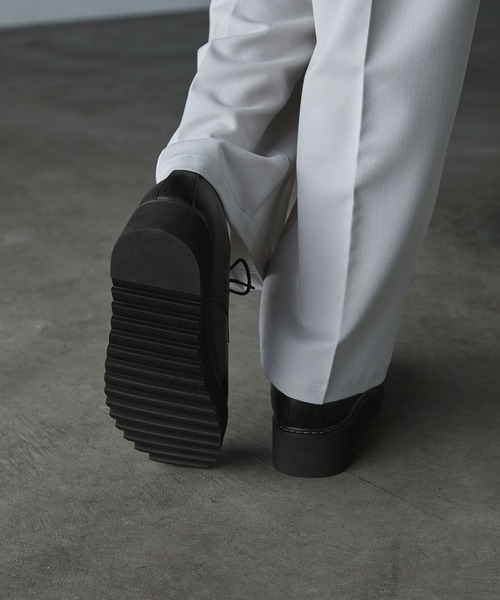 「SERACE」 シューズ S ブラック メンズ_画像8