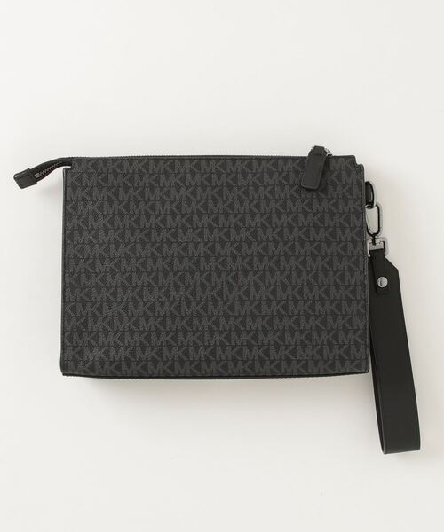 本日記載終了予定_MICHAEL KORS⭐︎クラッチバック MICHAEL KORS（マイケルコース） クラッチバッグ FREE ブラック メンズ