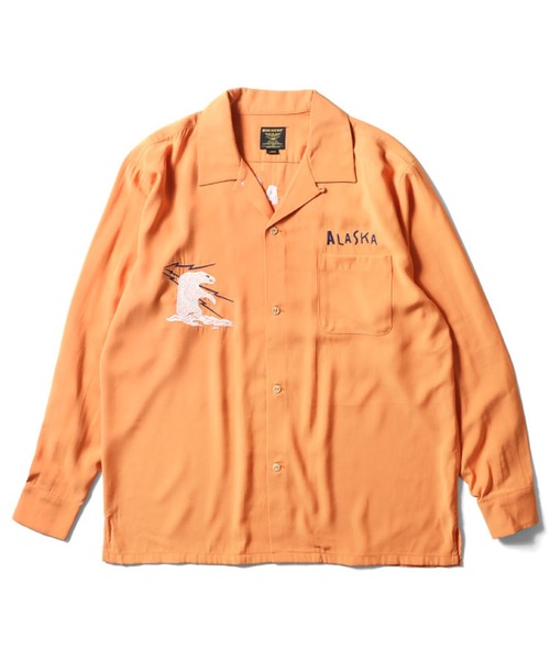 HOUSTON（ヒューストン） シャツ スーベニアシャツロング(ALASKA