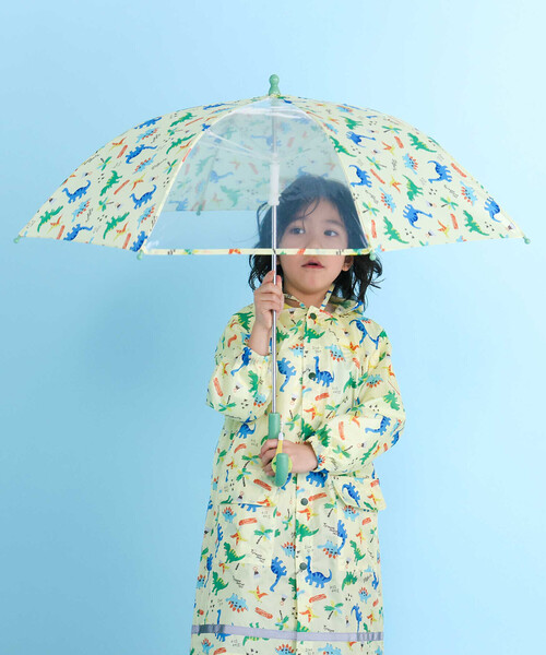 SLAP SLIP（スラップスリップ） 傘 「お揃い」はたらくくるま花柄恐竜