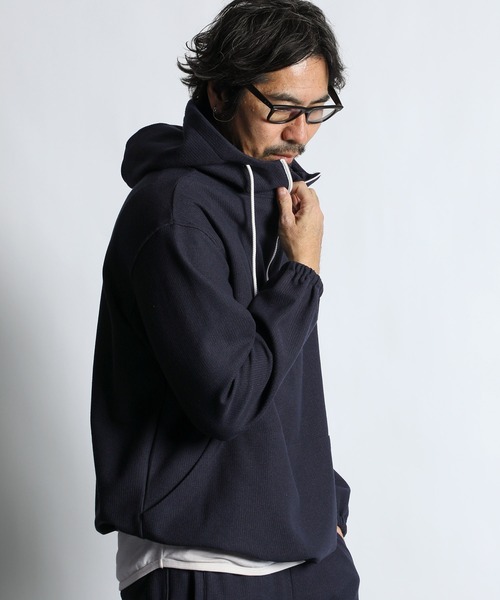 パーカー argue  Soft Foodies Tunic Pullovers 02_ZipHoodie_Front_179sizeS_US