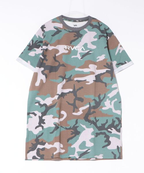 RVCA（ルーカ） ワンピース 半袖 半袖 ワンピース バックプリント