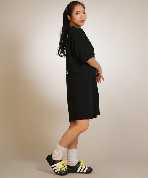 RVCA（ルーカ） ワンピース 半袖 半袖 ワンピース バックプリント