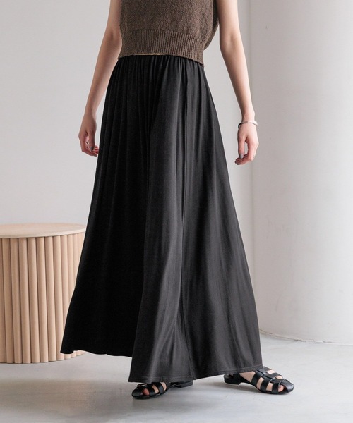 「LOWRYS FARM」 フレアスカート FREE ブラック レディース_画像6