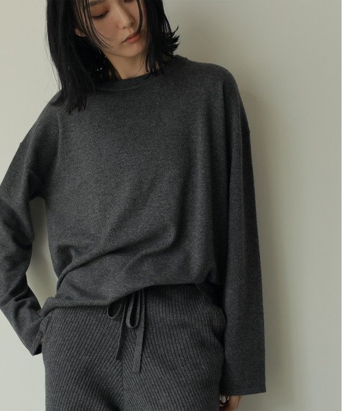 「ETRE TOKYO」 長袖ニット FREE グレー レディース_画像6