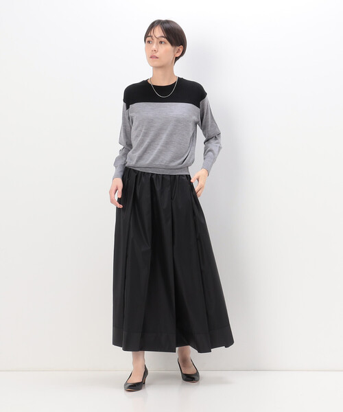 スカート タフタ スカートの画像