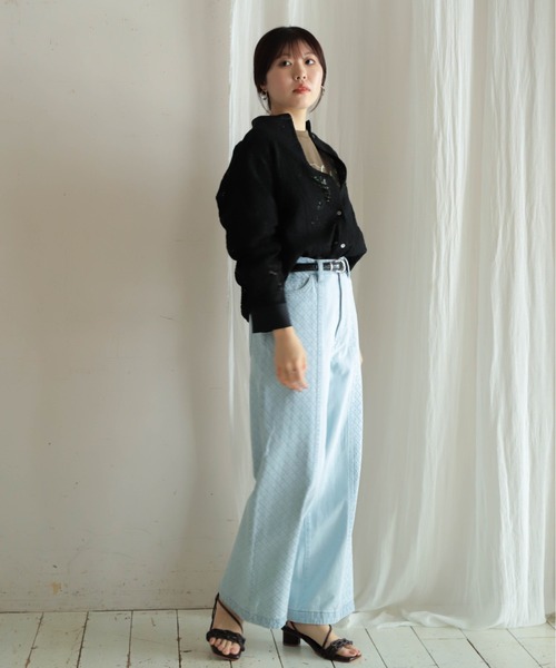 「NOMBRE IMPAIR」 長袖ブラウス FREE キナリ レディース_画像3