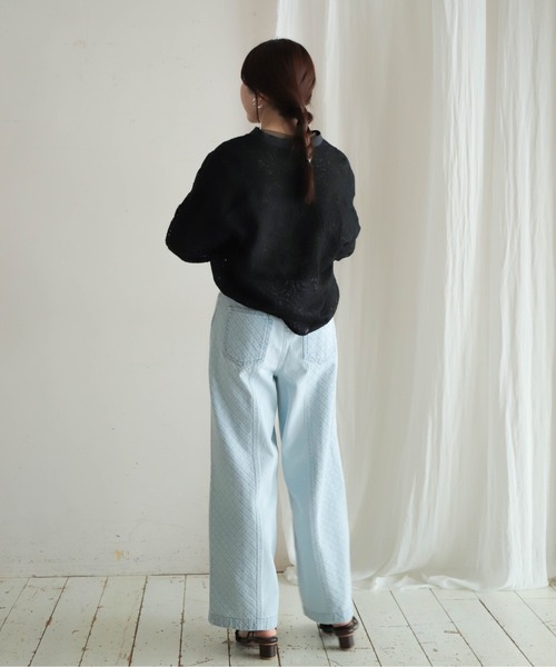 「NOMBRE IMPAIR」 長袖ブラウス FREE キナリ レディース_画像4