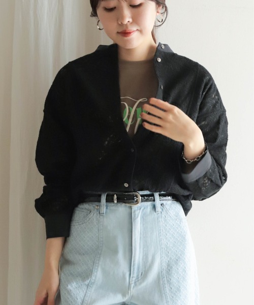 「NOMBRE IMPAIR」 長袖ブラウス FREE キナリ レディース_画像7