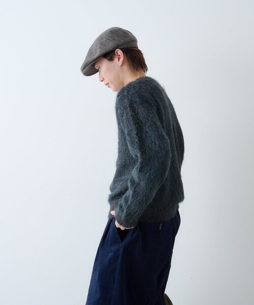 「WHIMSIC」 ニットカーディガン 1 キャメル レディース_画像4