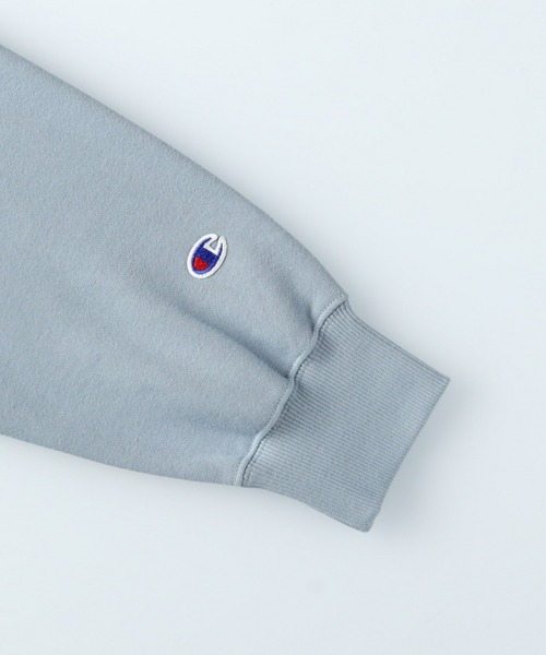 「Champion」 スウェットカットソー M サックスブルー レディース_画像7