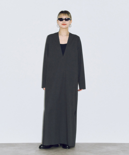 CITYSHOP（シティショップ） ワンピース 「追加2」V NECK LEAN DRESS