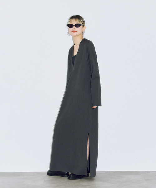 CITYSHOP（シティショップ） ワンピース 「追加2」V NECK LEAN DRESS