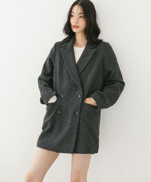 「Heather」 テーラードジャケット FREE ブラウン レディース_画像2