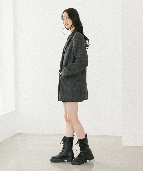 「Heather」 テーラードジャケット FREE ブラウン レディース_画像8