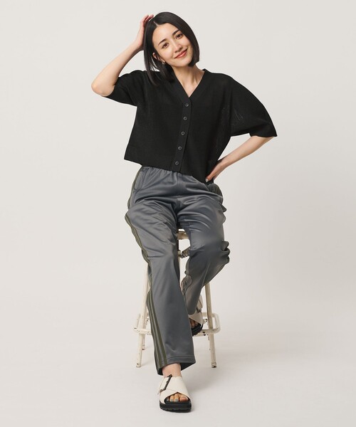BEAUTY＆YOUTH UNITED ARROWS カーディガン 夏 Vネック 畦ニット
