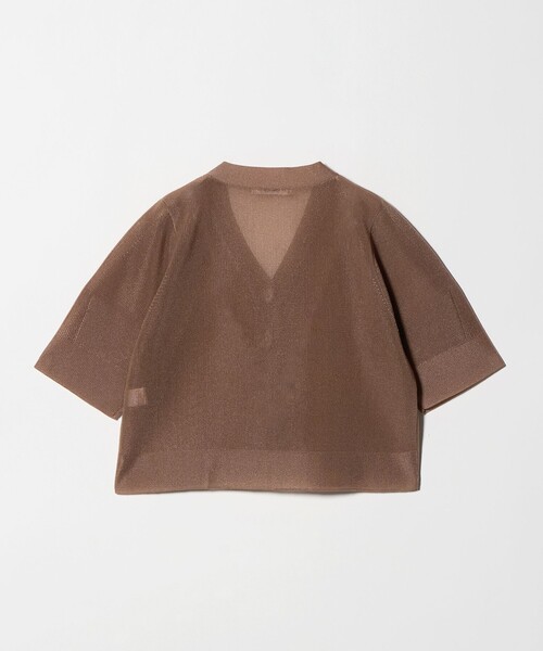 BEAUTY＆YOUTH UNITED ARROWS カーディガン 夏 Vネック 畦ニット