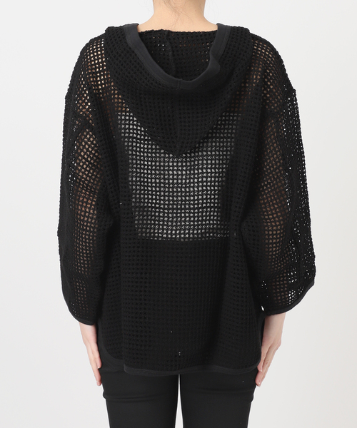 ニット セーター 別注「ARMY TWILL/アーミーツイル」Cotton Mesh Hoodie レディースの画像