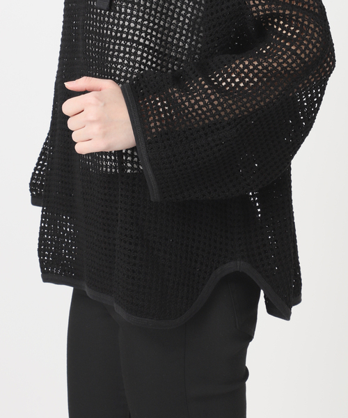 ニット セーター 別注「ARMY TWILL/アーミーツイル」Cotton Mesh Hoodie レディースの画像