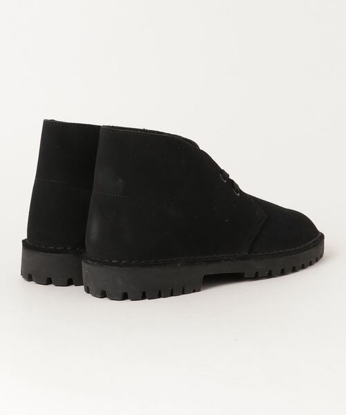 「Clarks」 ハイカットスニーカー 8 ブラック メンズの画像