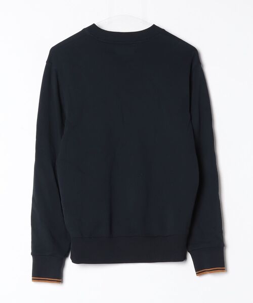 「FRED PERRY」 スウェットカットソー S ネイビー レディース_画像2