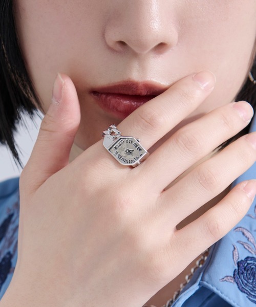 Ellno Loset（エルノロゼット） 指輪 リング antique clock face ring
