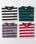 tシャツ 「WEB限定/DRC」ボーダー半袖T...の詳細画像1