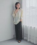 ワイドパンツ パンツ 「イージーケア・接触冷感...の詳細画像5