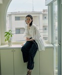 ワイドパンツ パンツ 「イージーケア・接触冷感...の詳細画像3