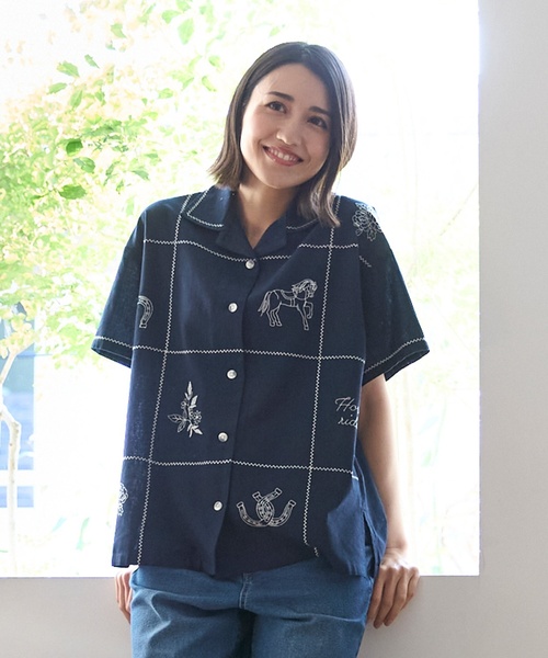 petit main ベビー服 ロンパース 「リンク」インド綿刺しゅう