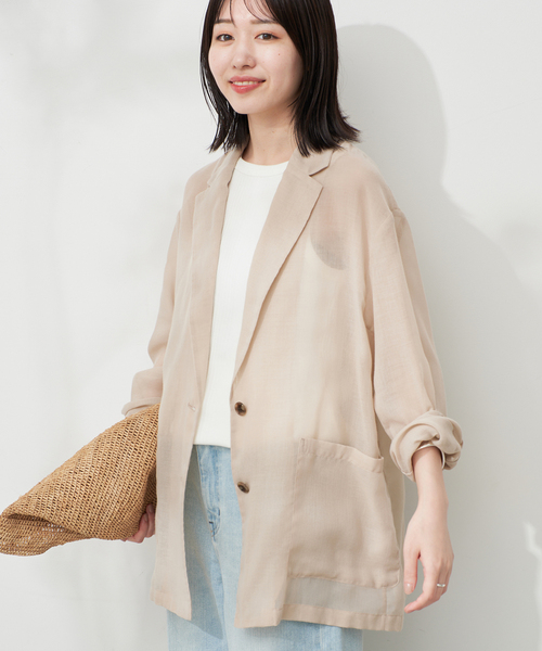 SLOBE IENA（スローブイエナ） コート アウター シアージョーゼット