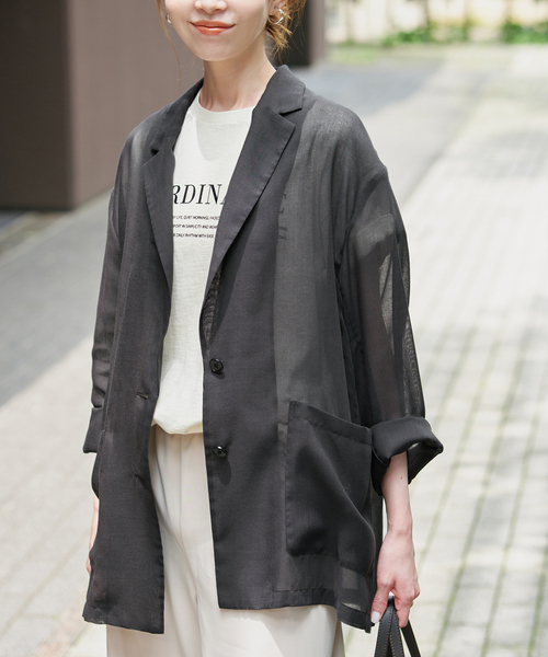 SLOBE IENA（スローブイエナ） コート アウター シアージョーゼット