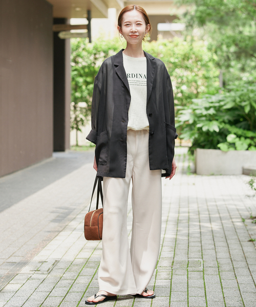SLOBE IENA（スローブイエナ） コート アウター シアージョーゼット