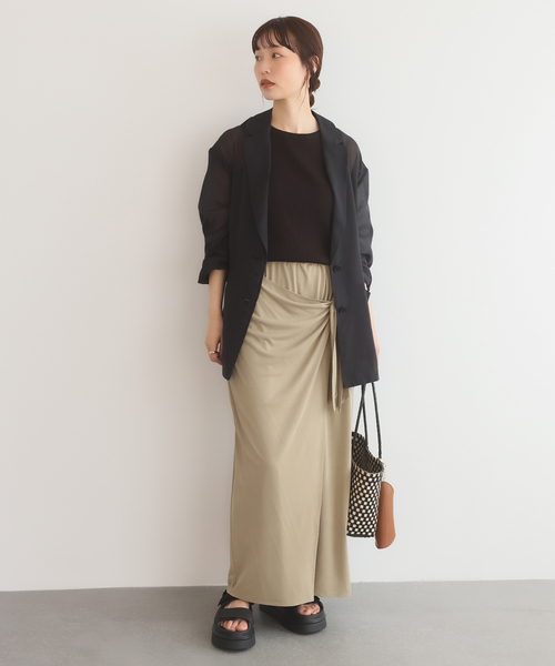SLOBE IENA（スローブイエナ） コート アウター シアージョーゼット