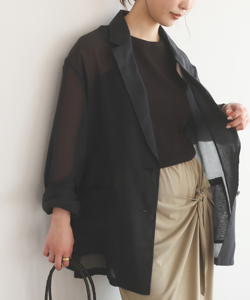 SLOBE IENA（スローブイエナ） コート アウター シアージョーゼット