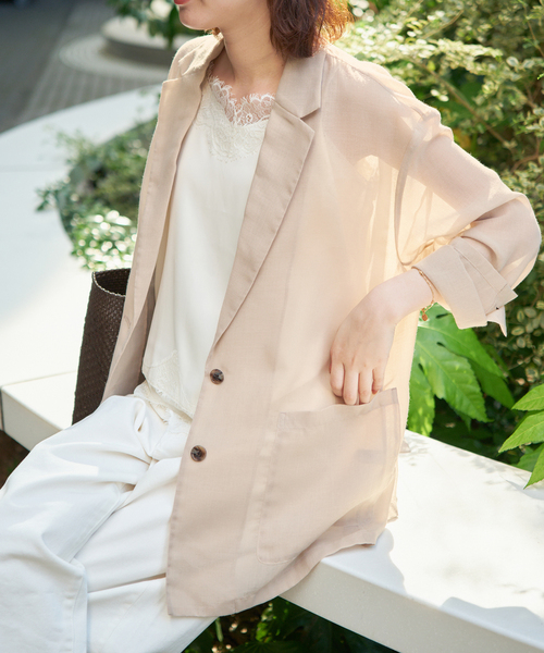 SLOBE IENA（スローブイエナ） コート アウター シアージョーゼット