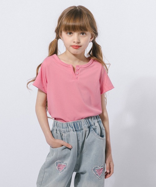 URBAN CHERRY（アーバンチェリー） tシャツ フロントボタンリブカラー