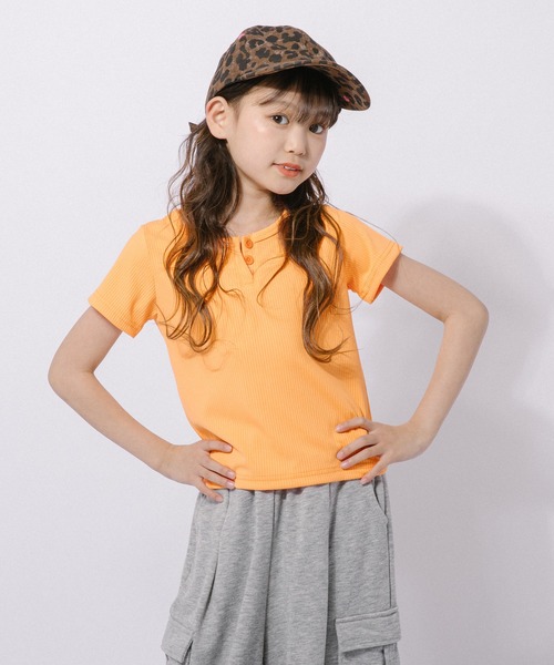 URBAN CHERRY（アーバンチェリー） tシャツ フロントボタンリブカラー