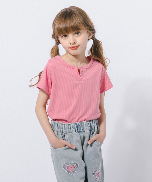 URBAN CHERRY（アーバンチェリー） tシャツ フロントボタンリブカラー