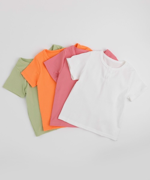 URBAN CHERRY（アーバンチェリー） tシャツ フロントボタンリブカラー