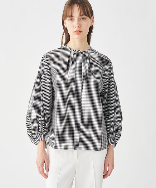 「BALLSEY」 7分袖ブラウス 36 グレー系その他 レディース_画像3
