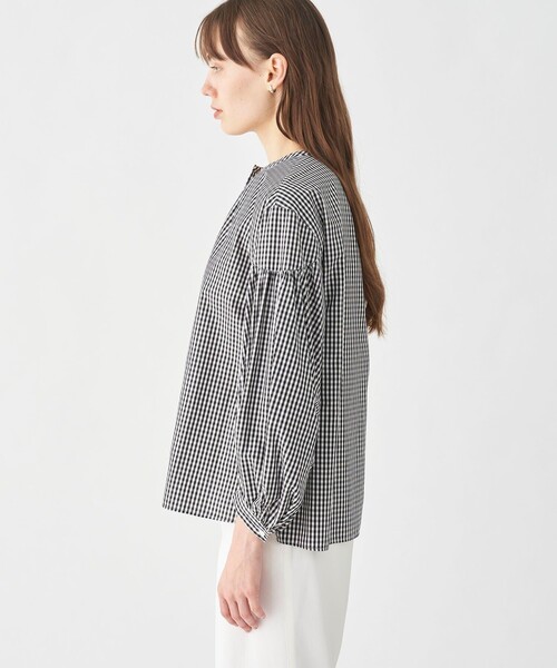 「BALLSEY」 7分袖ブラウス 36 グレー系その他 レディース_画像4