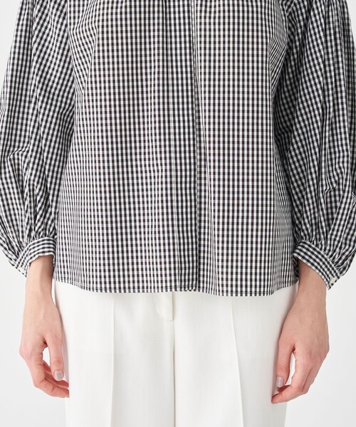 「BALLSEY」 7分袖ブラウス 36 グレー系その他 レディース_画像8