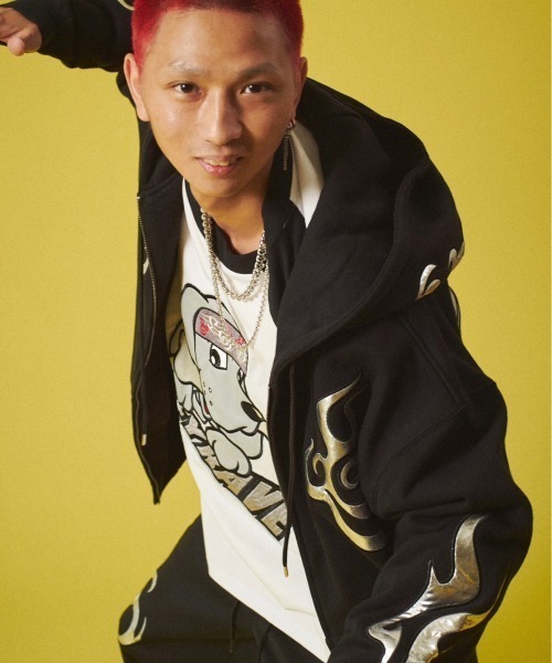 GALFY（ガルフィー） ジップアップパーカー X-LARGE ブラック メンズ