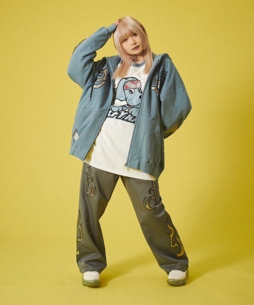 GALFY（ガルフィー） ジップアップパーカー X-LARGE ブラック メンズ