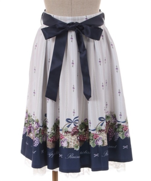 「axes femme POETIQUE」 フレアスカート MEDIUM ネイビー レディース_画像5